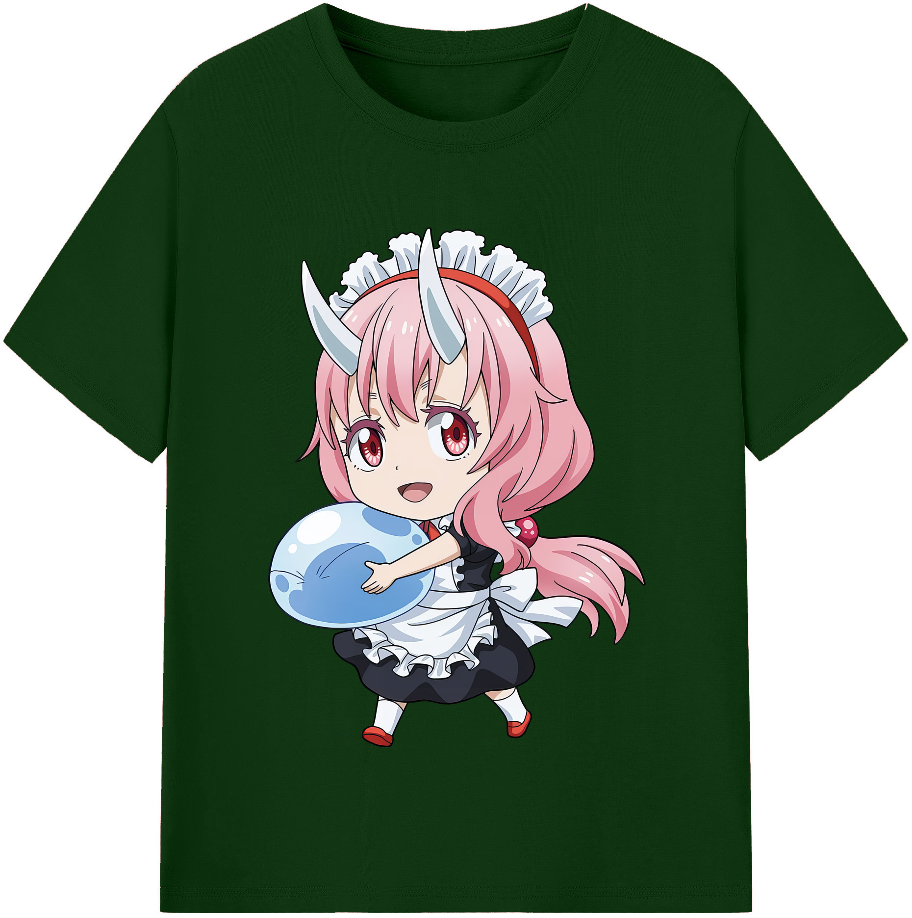 （画像用） 転スラ Regarding Reincarnated to Slime 綿100％半袖Tシャツ（フロントプリント）